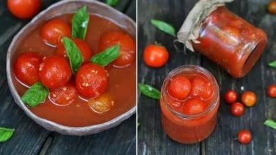 как солить помидоры в собственном соку