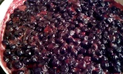 варенье из черноплодной рябины с вишневыми листьями