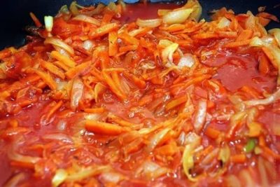 лечо из болгарского перца с морковью и луком и помидорами