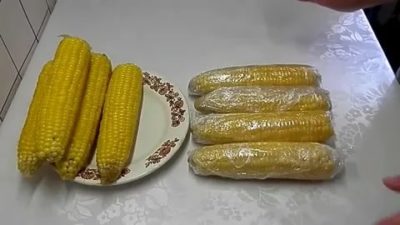 как заморозить кукурузу в початках в домашних условиях