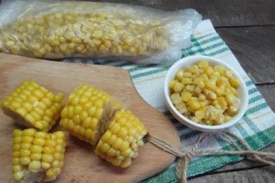 как хранить вареную кукурузу