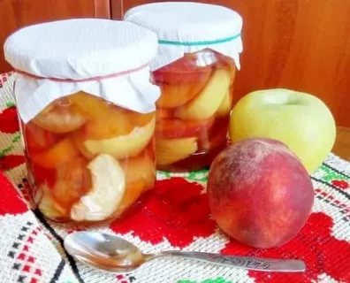 варенье из персиков и яблок