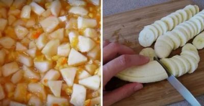 варенье из бананов и яблок