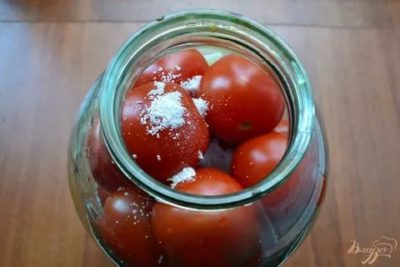 маринованные помидоры на зиму сладкие на 1 литр с лимонной кислотой
